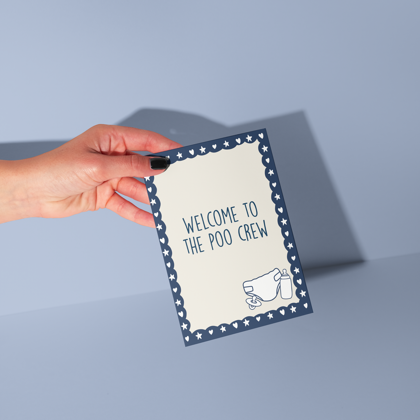 Welcome to the Poo Crew | Newborn Card | Baby Shower Card