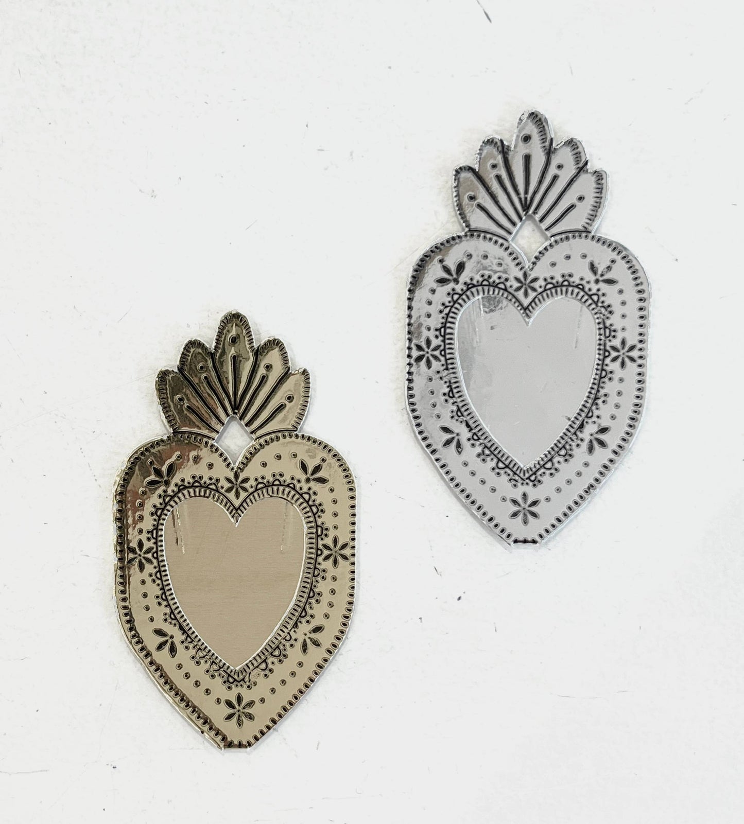 Mini Heart Photo Frame - Gold