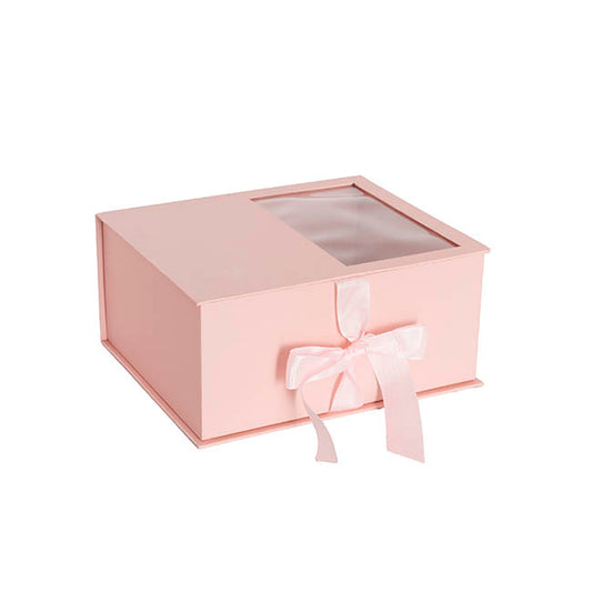 Hamper Luxe Gift Box With Window & Ribbon
