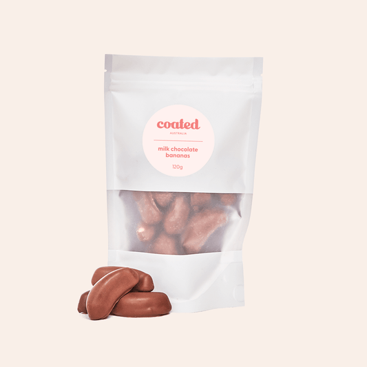 Milk Chocolate Bananas - Coated