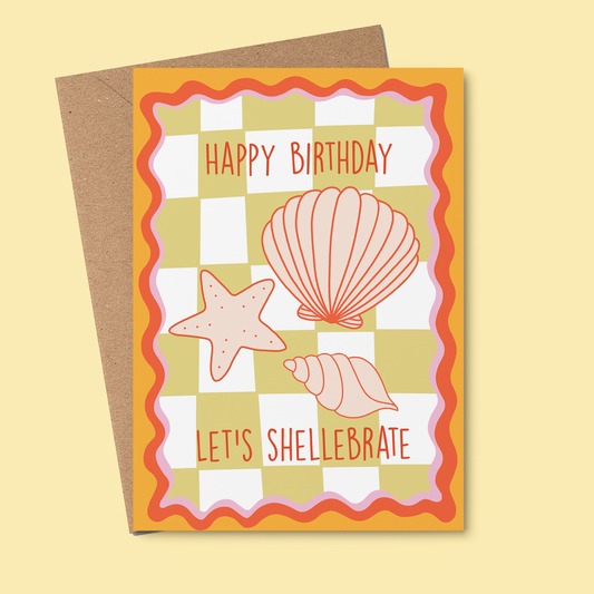 Happy Birthday Let’s Shellebrate Card