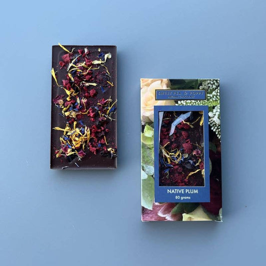Native Plum Artisan Chocolate Bar