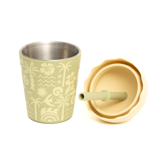 Moana Mini Smoothie Cup & Straw 200ml - Chino Club