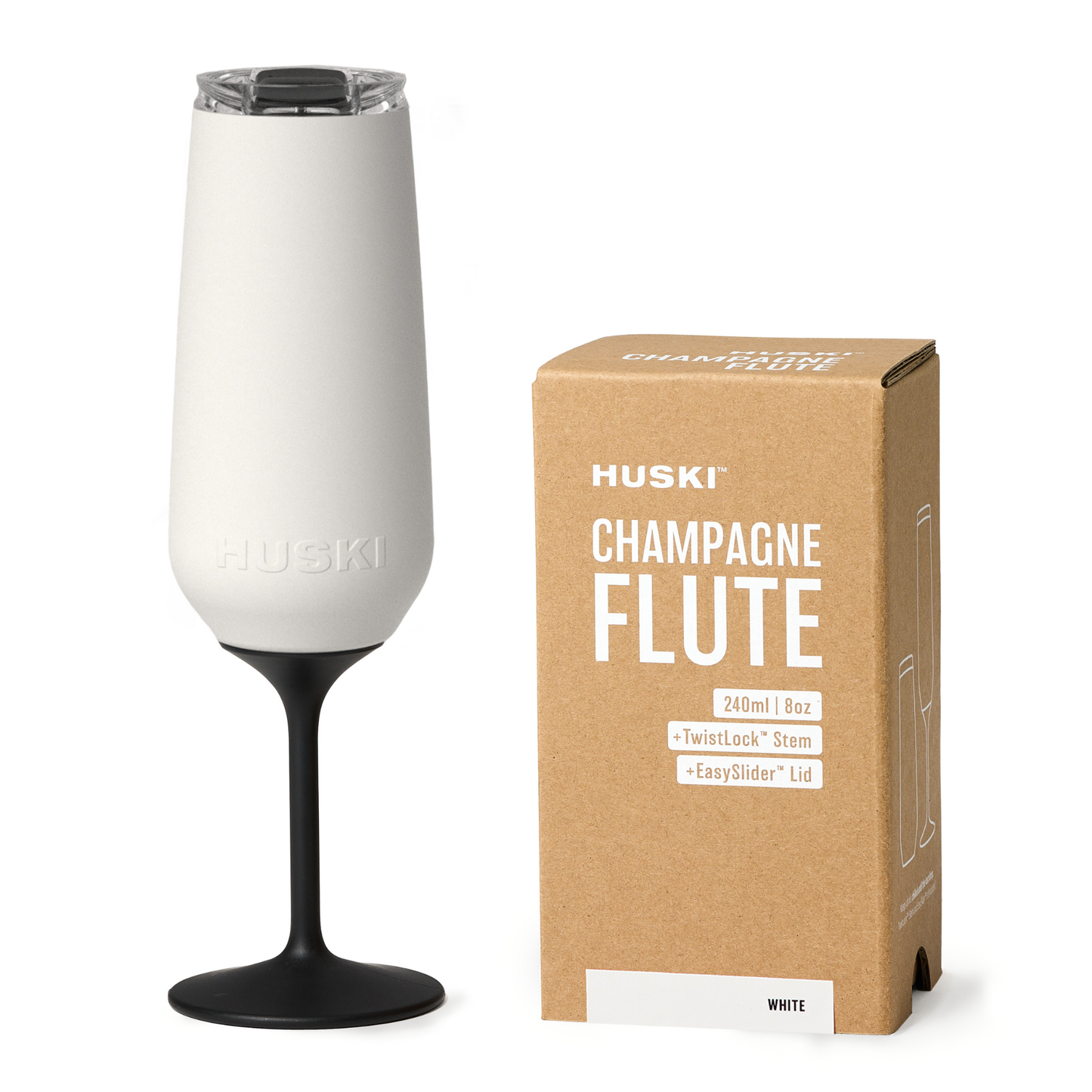 Huski Champagne Flute - White - Huski