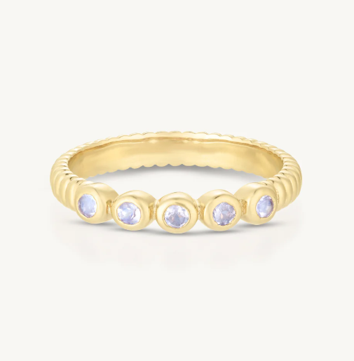 Binded Gold Stacker Ring - Toni May