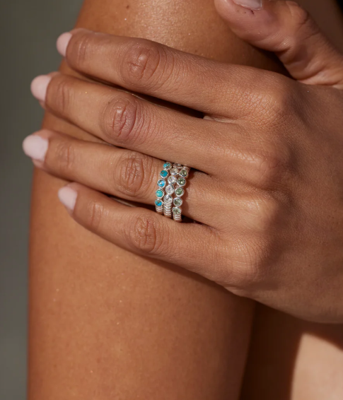 Binded Silver Stacker Ring - Toni May