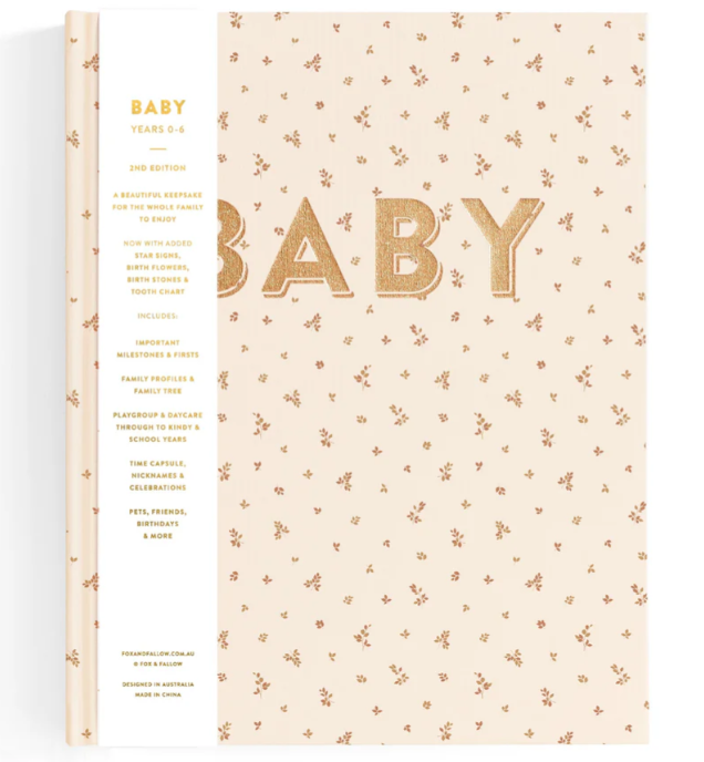 Baby Book in Oatmeal - Fox & Fallow
