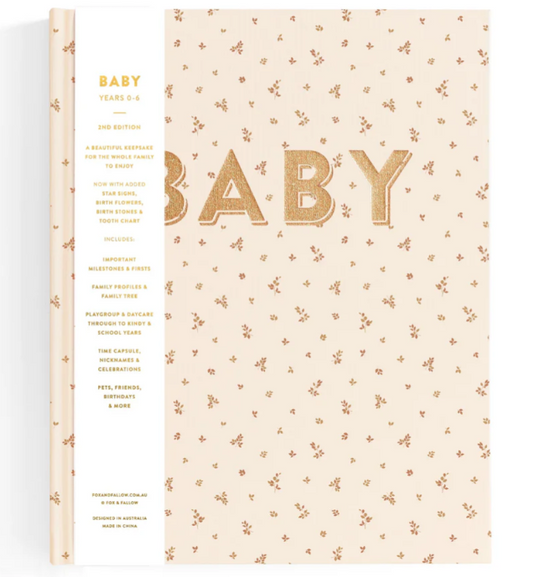 Baby Book in Oatmeal - Fox & Fallow