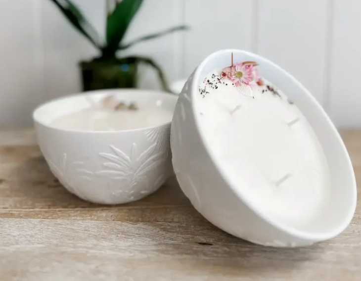 Porcelain Islander Bowl Candle - Shorelines Collection