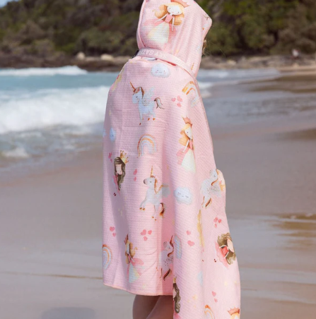 Hooded Sand Free Towel & Wet Bag - Freya