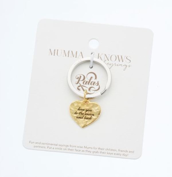 ‘Moon and back’ Keyring Charm- Palas