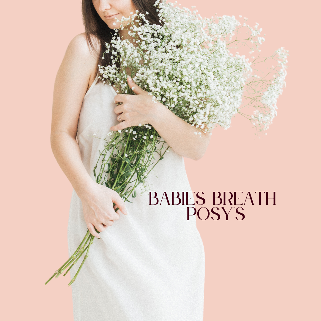 Babies Breath Posy - Mothers Day