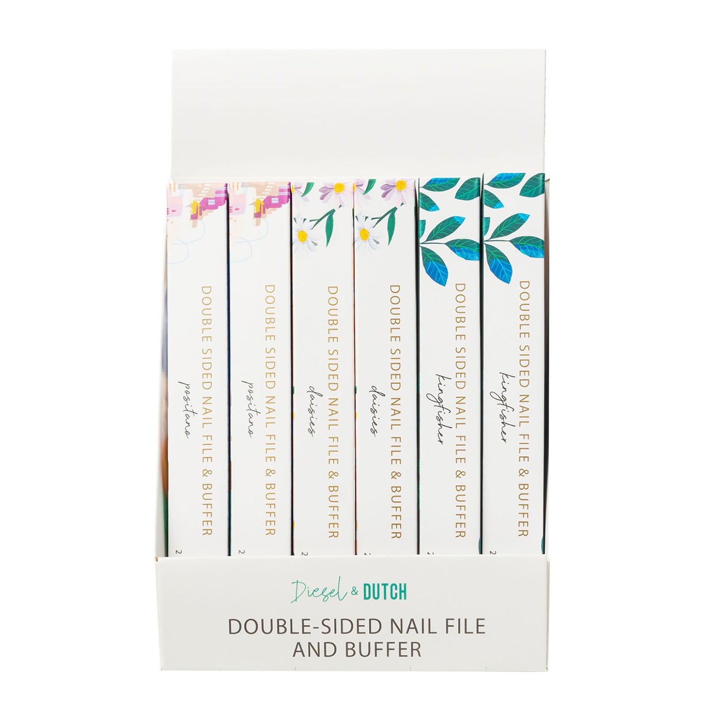 Double Sided Nail File & Buffer 2pk - Diesel & Dutch