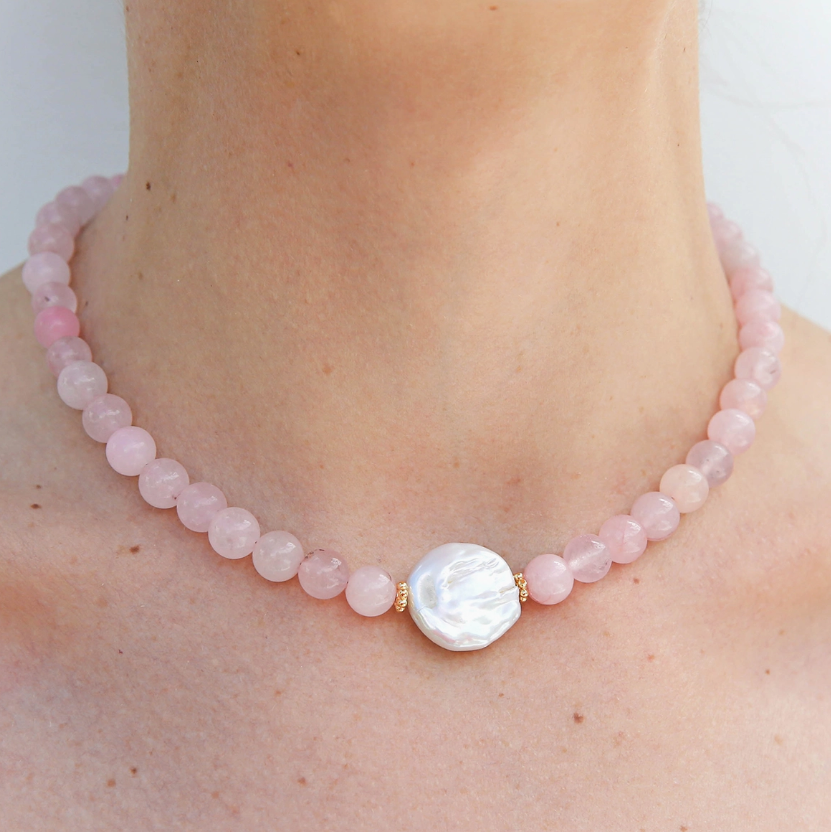Quartz Freshwater Necklace - Kingston Jewellery