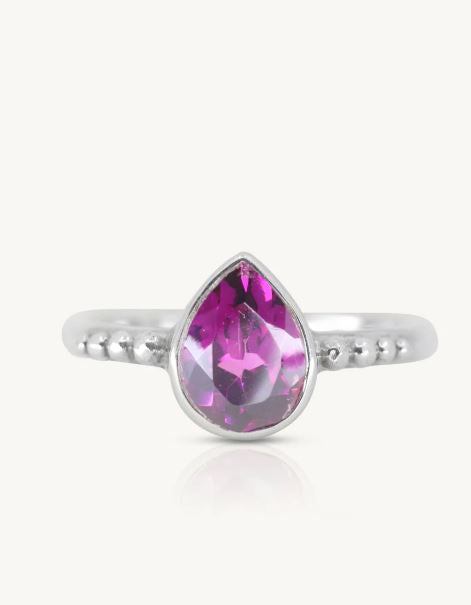 Amie Silver Stacker Ring - ToniMay