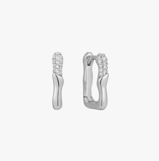 Carmella Sleepers Sterling 925- Earrings - Jolie & Deen