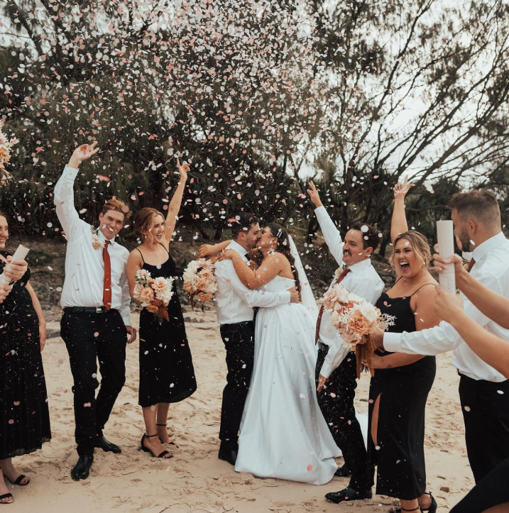 Biodegradable Confetti Canon - The Whole Bride
