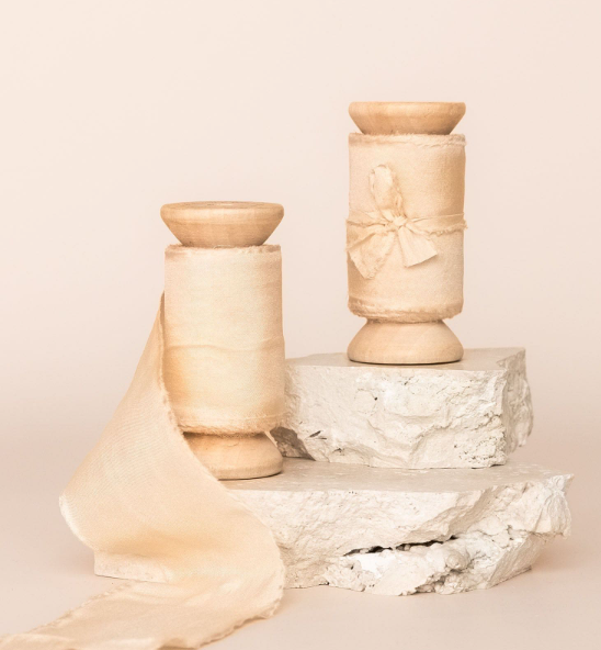 Silk Wedding Bouquet Ribbon - The Whole Bride