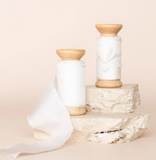 Silk Wedding Bouquet Ribbon - The Whole Bride
