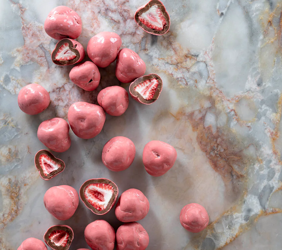 Milk Choc Coated Whole Strawberries 150g