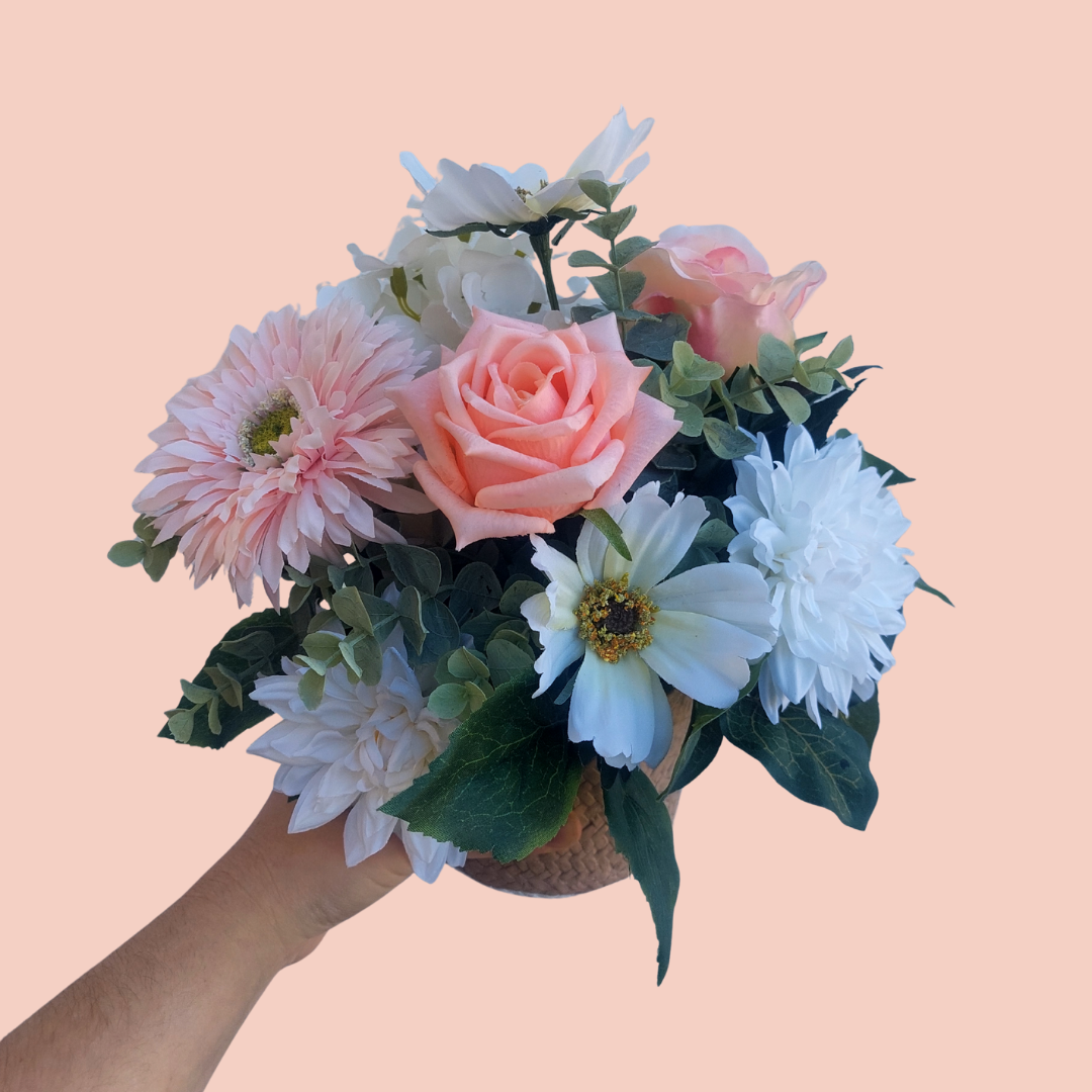Artificial Flower Design - Rosey Cheeks
