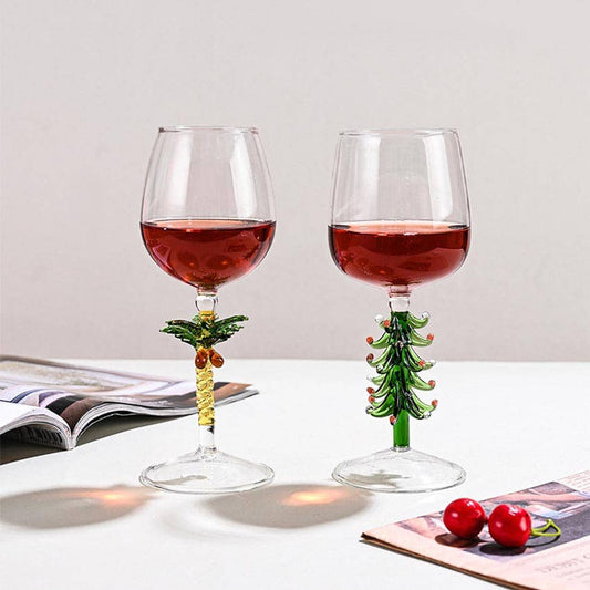 Palm Tree Wine Glass - Tutu Home