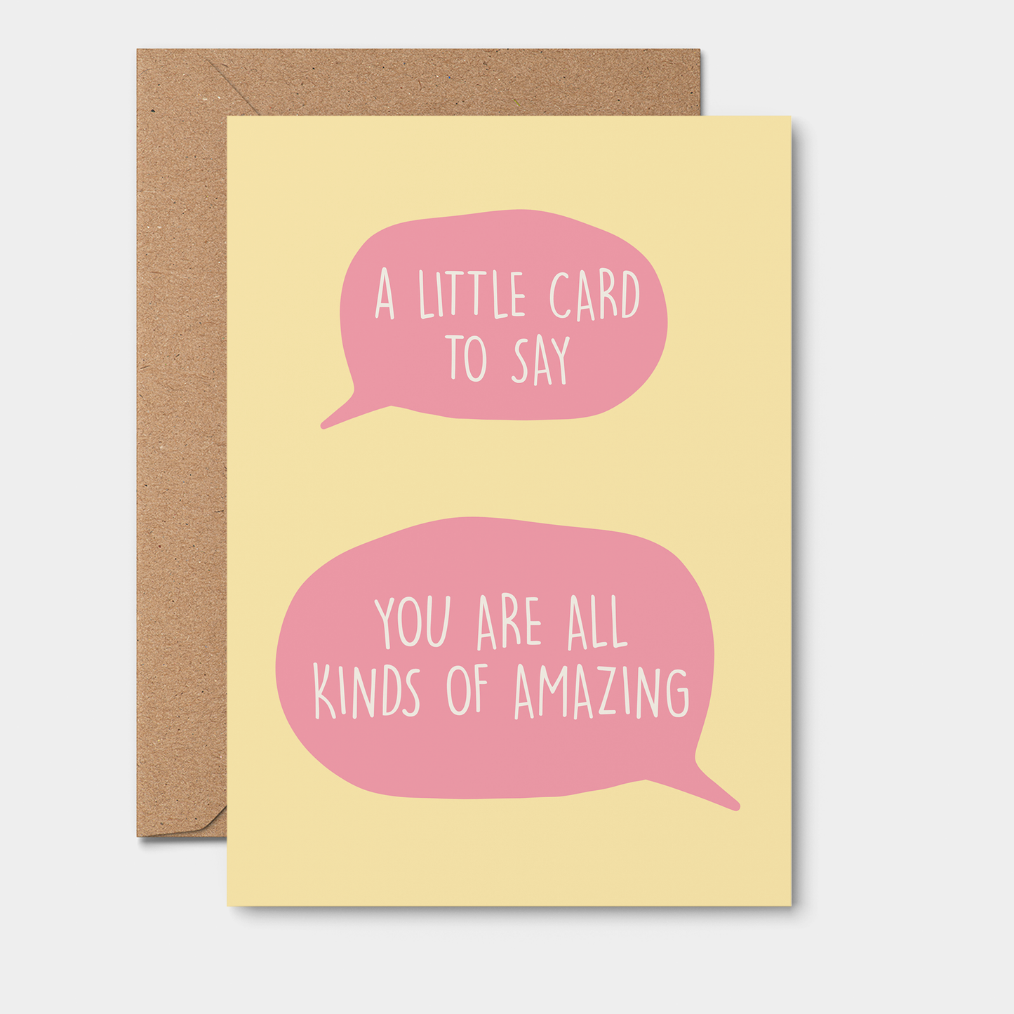 Amazing Speech Bubble | Thank you Card | Appreciation Card