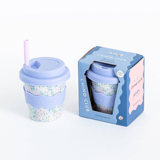Blue Floral Cup 4oz - Chino Club