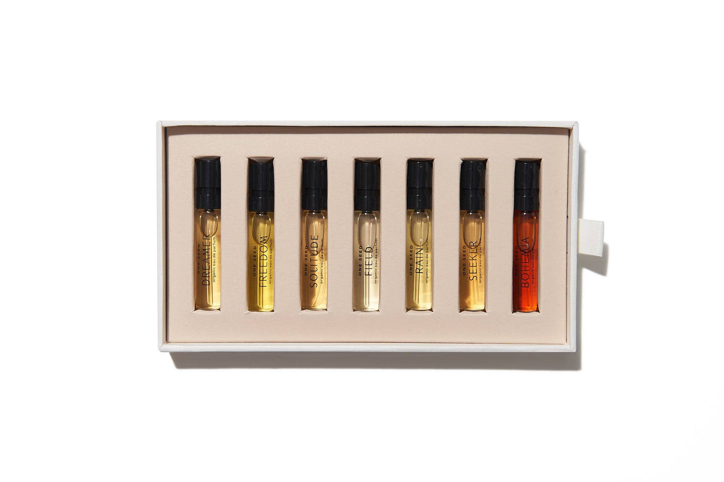 Best Sellers 7-piece - Organic Perfume Discovery Sample Set - One Seed
