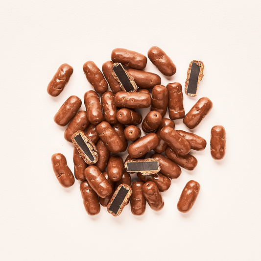 Milk Liquorice Bullets - Coated