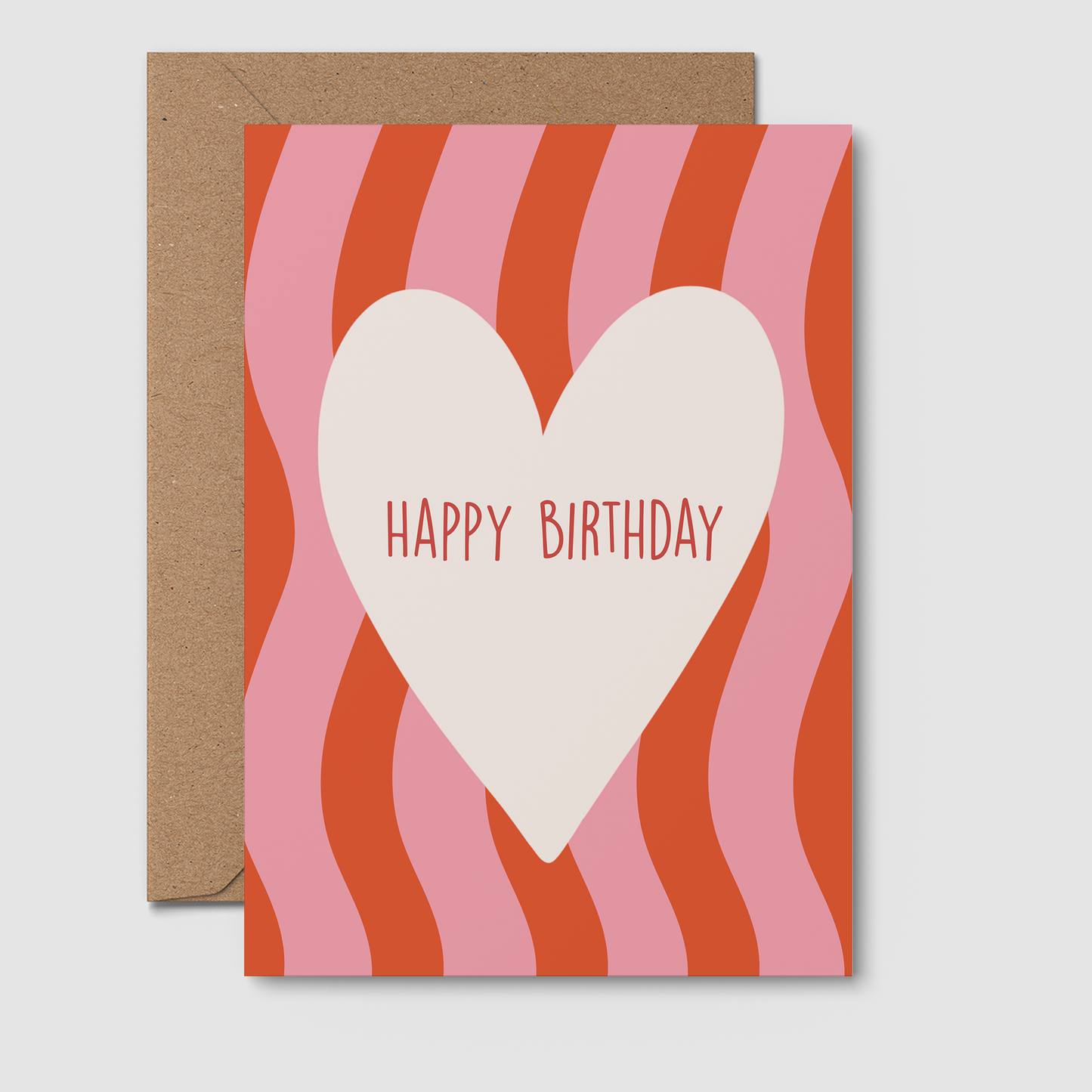 Birthday Card - Happy Birthday Heart