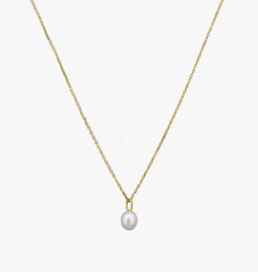 Edith Pearl Necklace Sterling 925 - Jolie & Deen