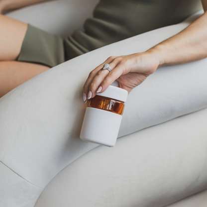 REGULAR - Reusable Glass Coffee Cup 8oz