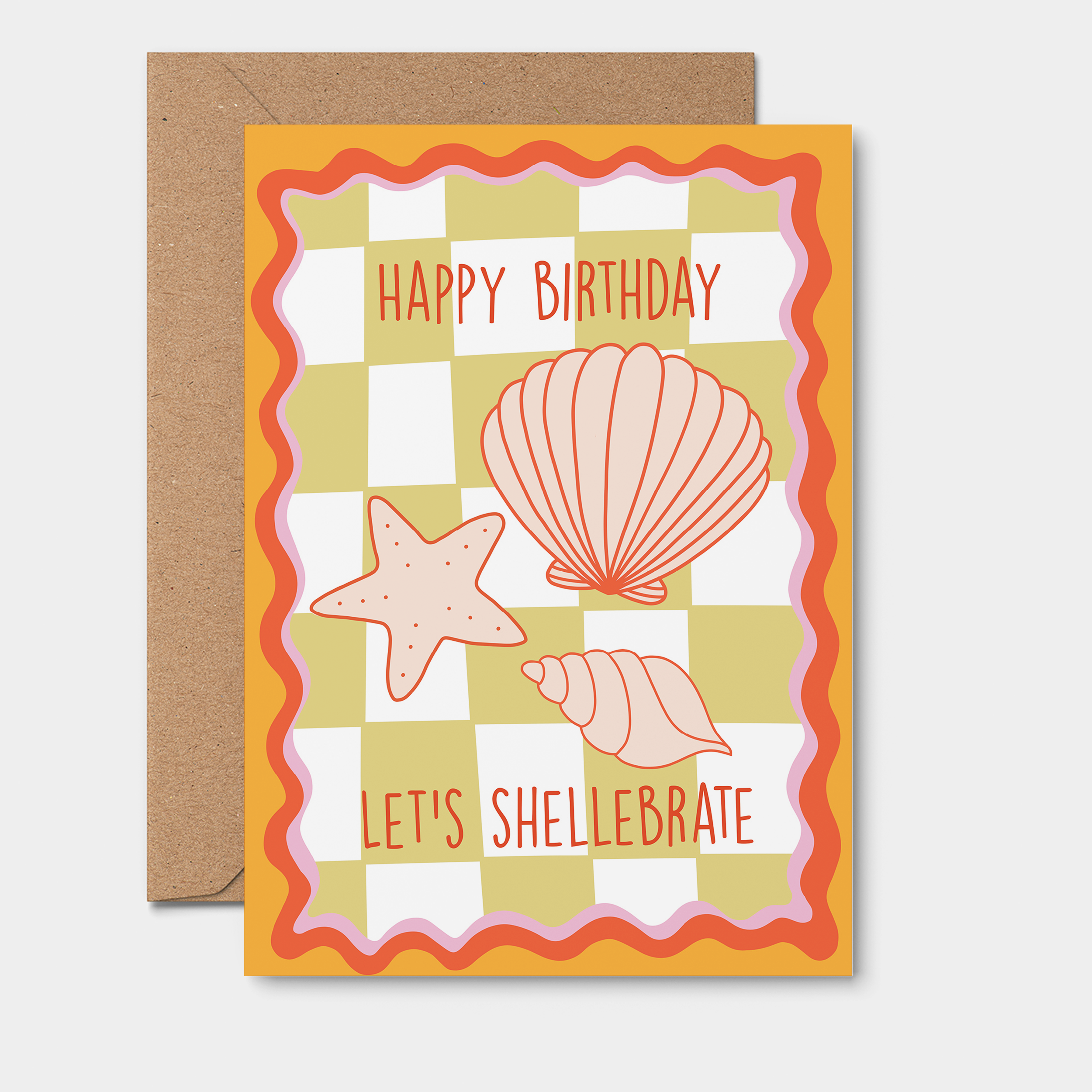 Happy Birthday Let’s Shellebrate Card – Fiorella Florals
