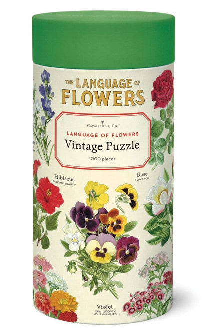 Cavallini - 1000 Pc Puzzle Language of Flowers