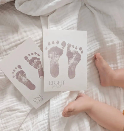 Ink-Free Baby Milestone Card Kit - Tiny Toes Club