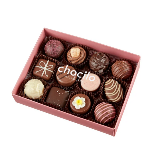 Chocilo ~ 12 Pack Chocolate Assortment Gift Box