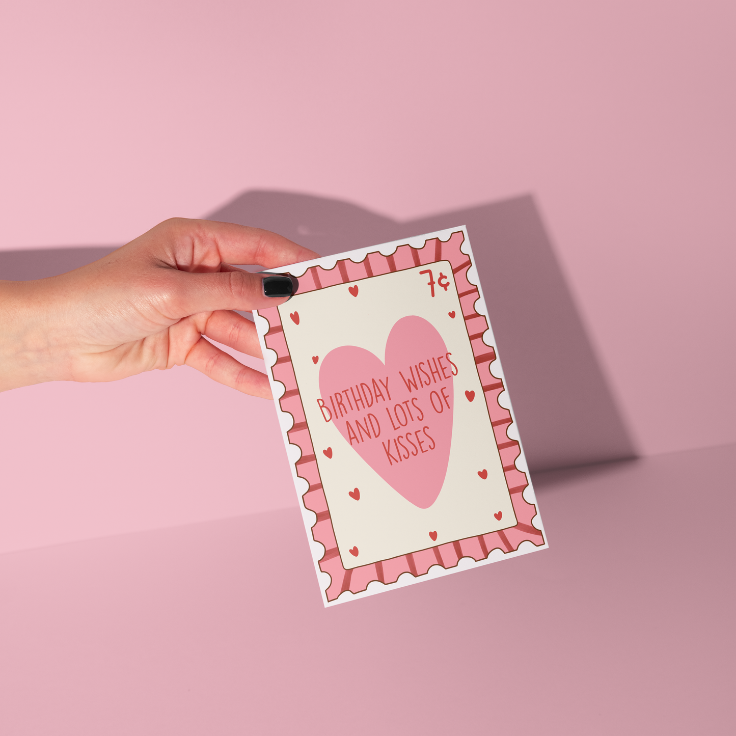 Wishes Kisses Birthday Card