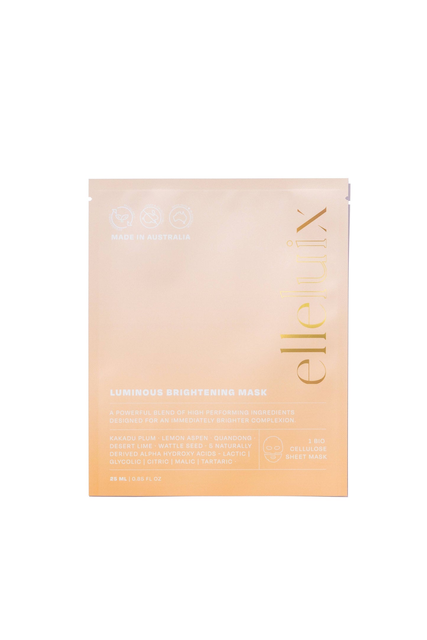 Luminous Brightening Bio Cellulose Face Mask