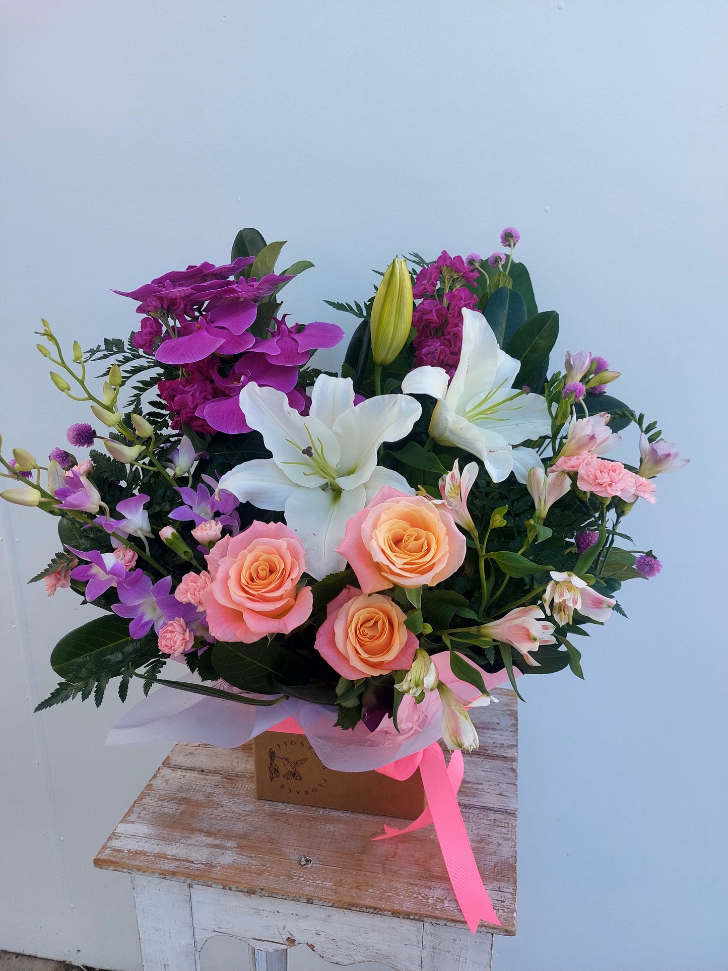 Mothers Day Seasonal Boxed Arrangement ~ Fresh Flowers