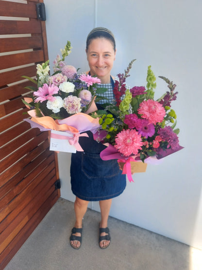 Mothers Day Seasonal Boxed Arrangement ~ Fresh Flowers