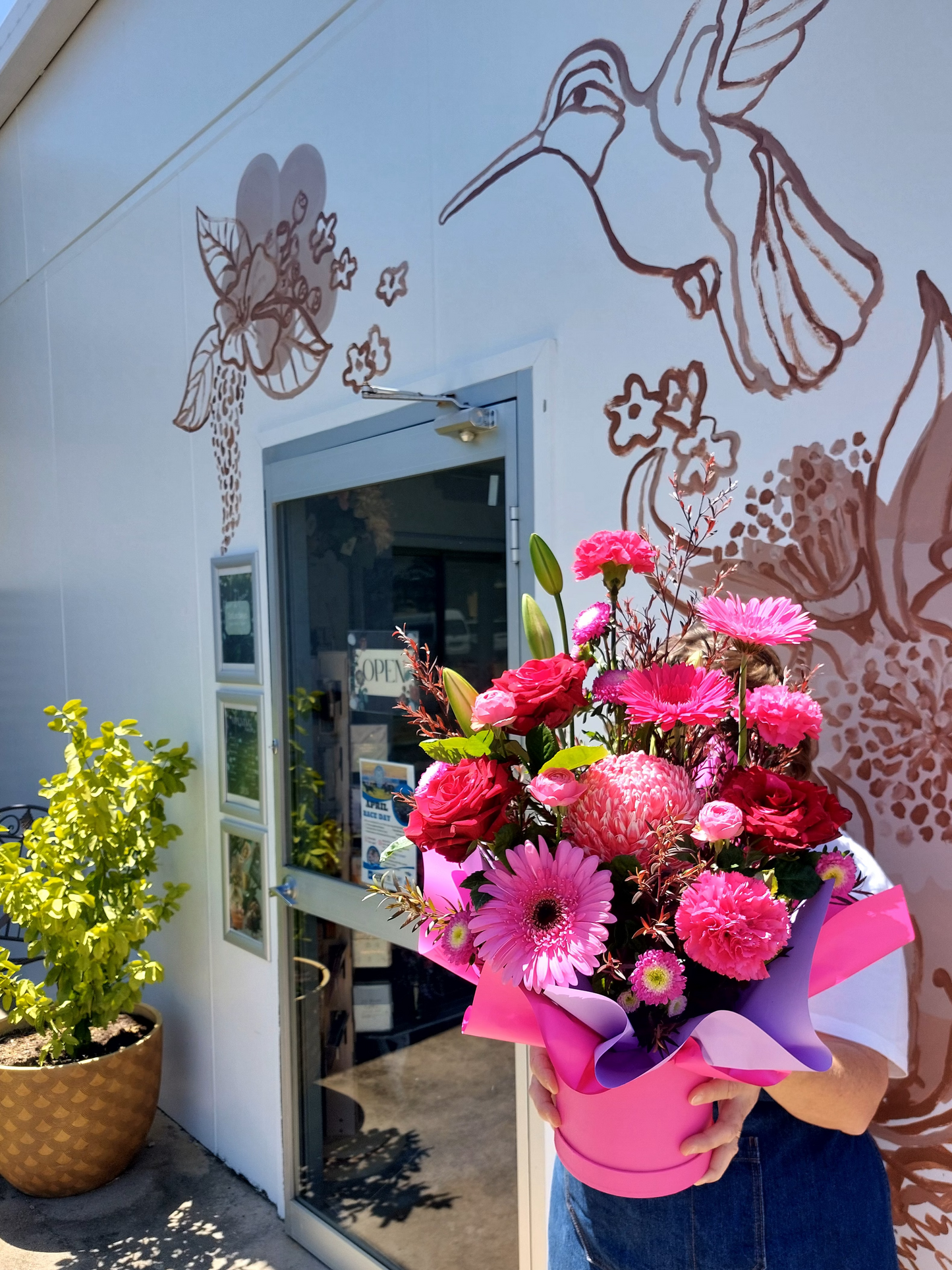 Mothers Day Grand Garden Arrangement ~ Fresh Flowers