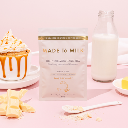 Blondie Mug Cake Mix - Single Serve - Made to Milk
