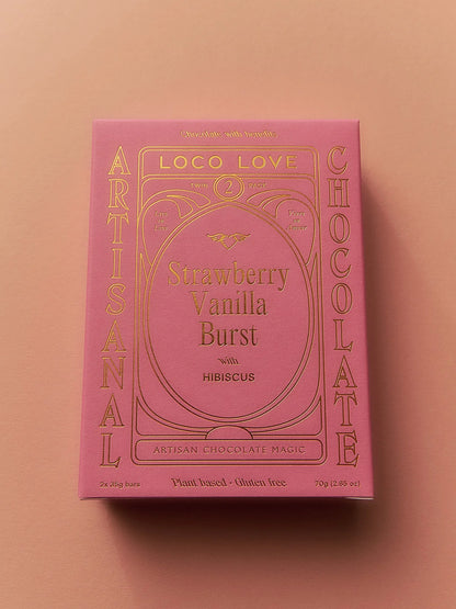 Loco Love Chocolate - Strawberry Vanilla Burst