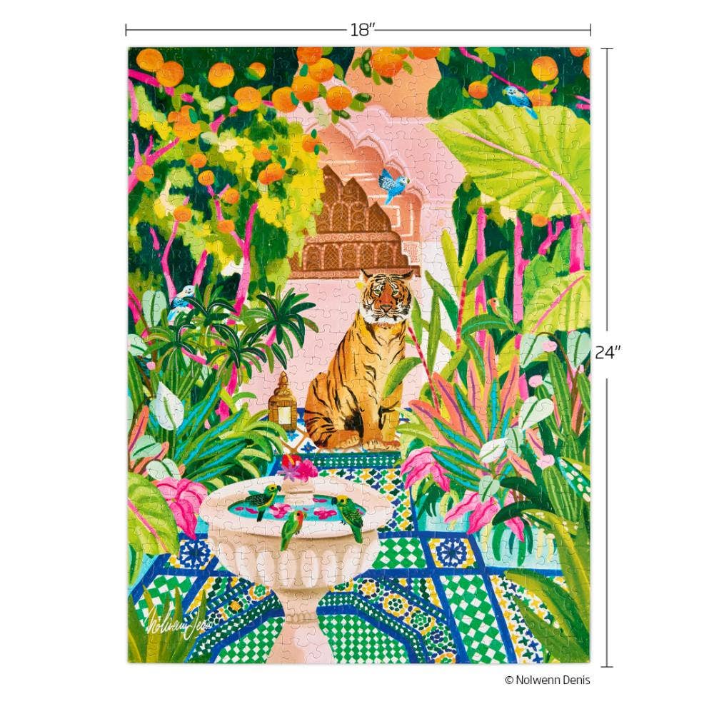 WerkShoppe 500 Pc Puzzle - Peaceful Oasis - Slip Box