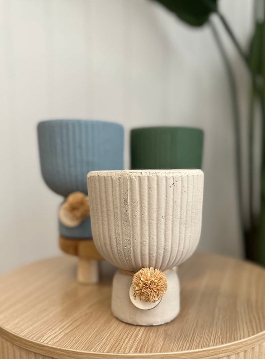 Boat Haven Pedestal Candle - Shorelines Collection