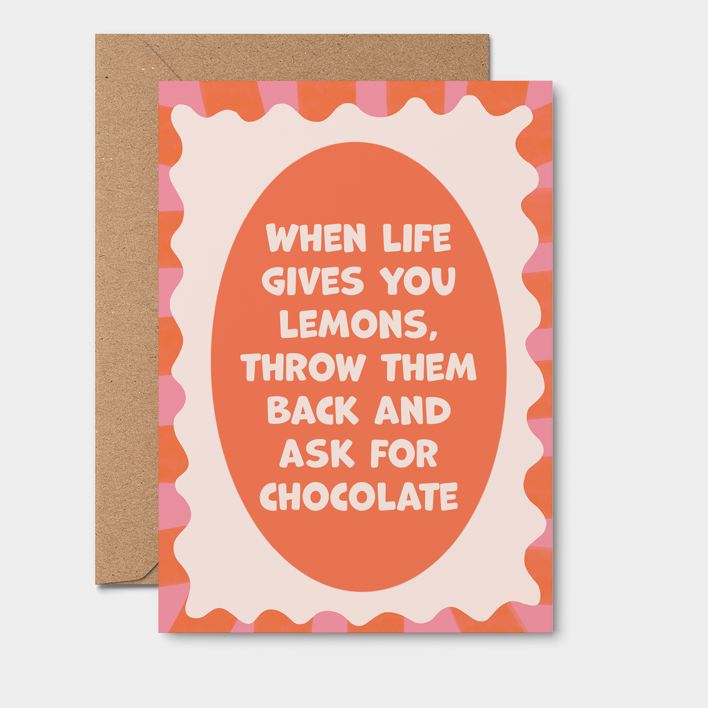 Lemons in to Chocolate | Funny Card