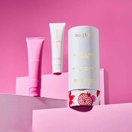 Body Care Duo 100ml - Blackcurrant, Citrus & Amber - Huxter