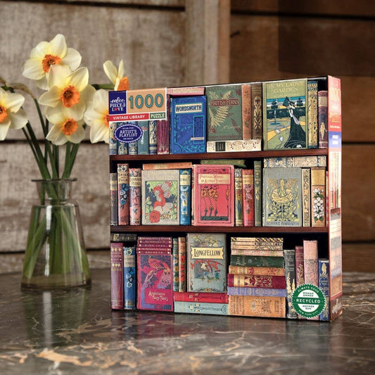 EeBoo 1000 Pc Puzzle - Vintage Library