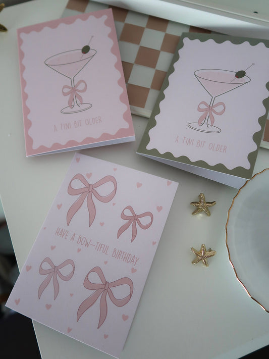 Tini Bit Older Birthday Card